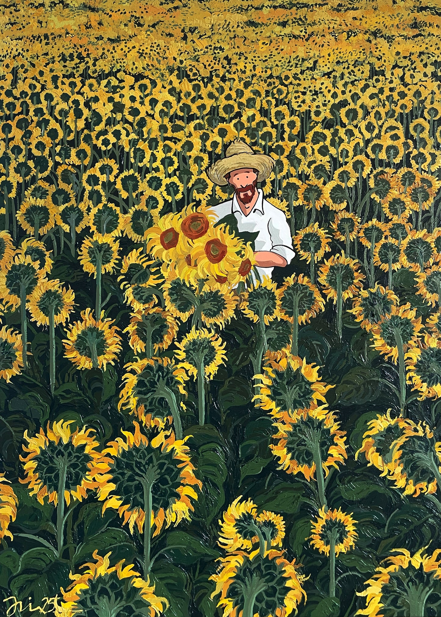 At a Sunflower Farm #2